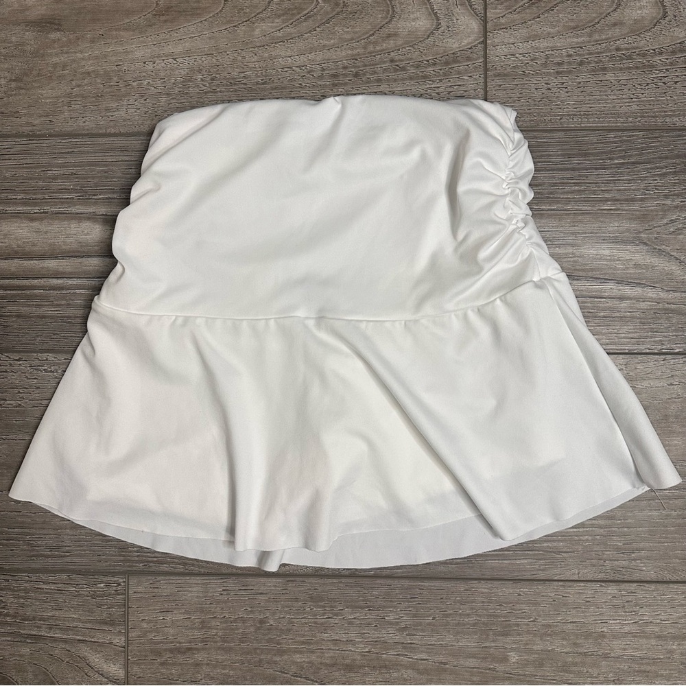 White Women's Skort for athletic wear or everyday - Picture 2 of 5